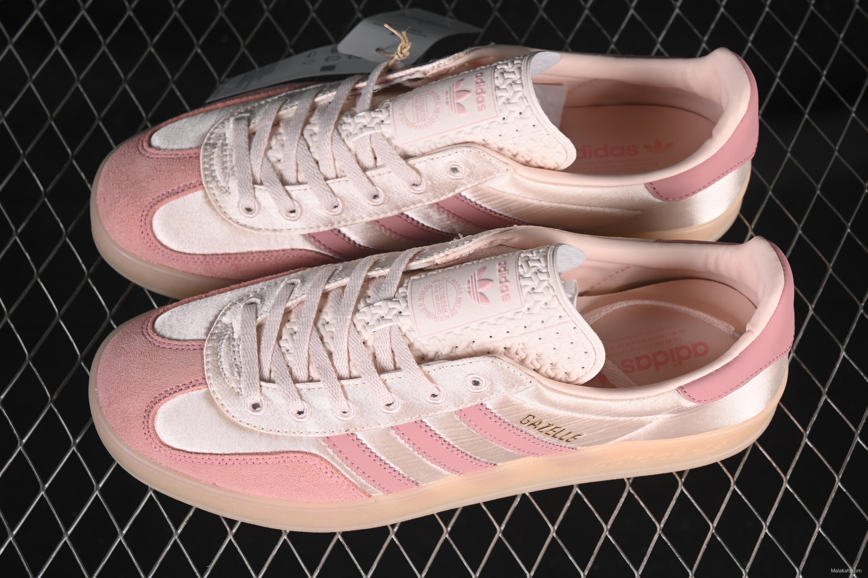 Adidas Originals Gazelle Indoor Retro Casual Sneakers with Anti-Slip and Wear-Resistant Sole - JI2709