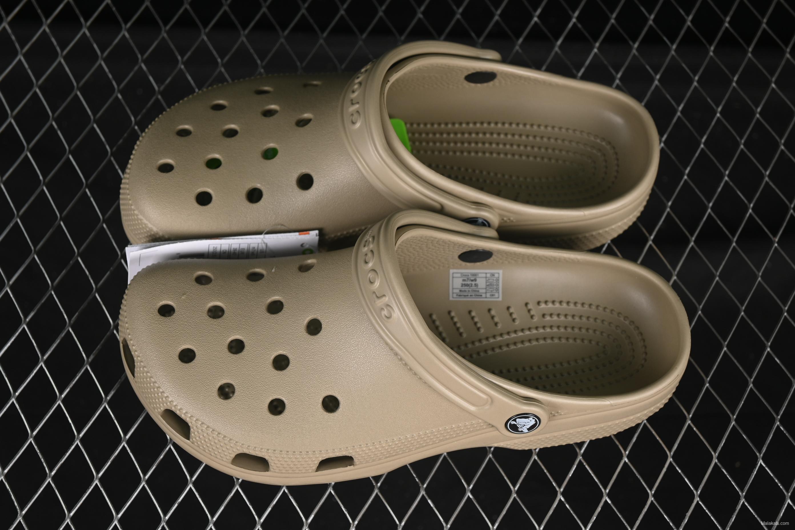 Crocs Classic Clog Summer Two-Way Beach Sandals with Ventilation Holes - B.D4