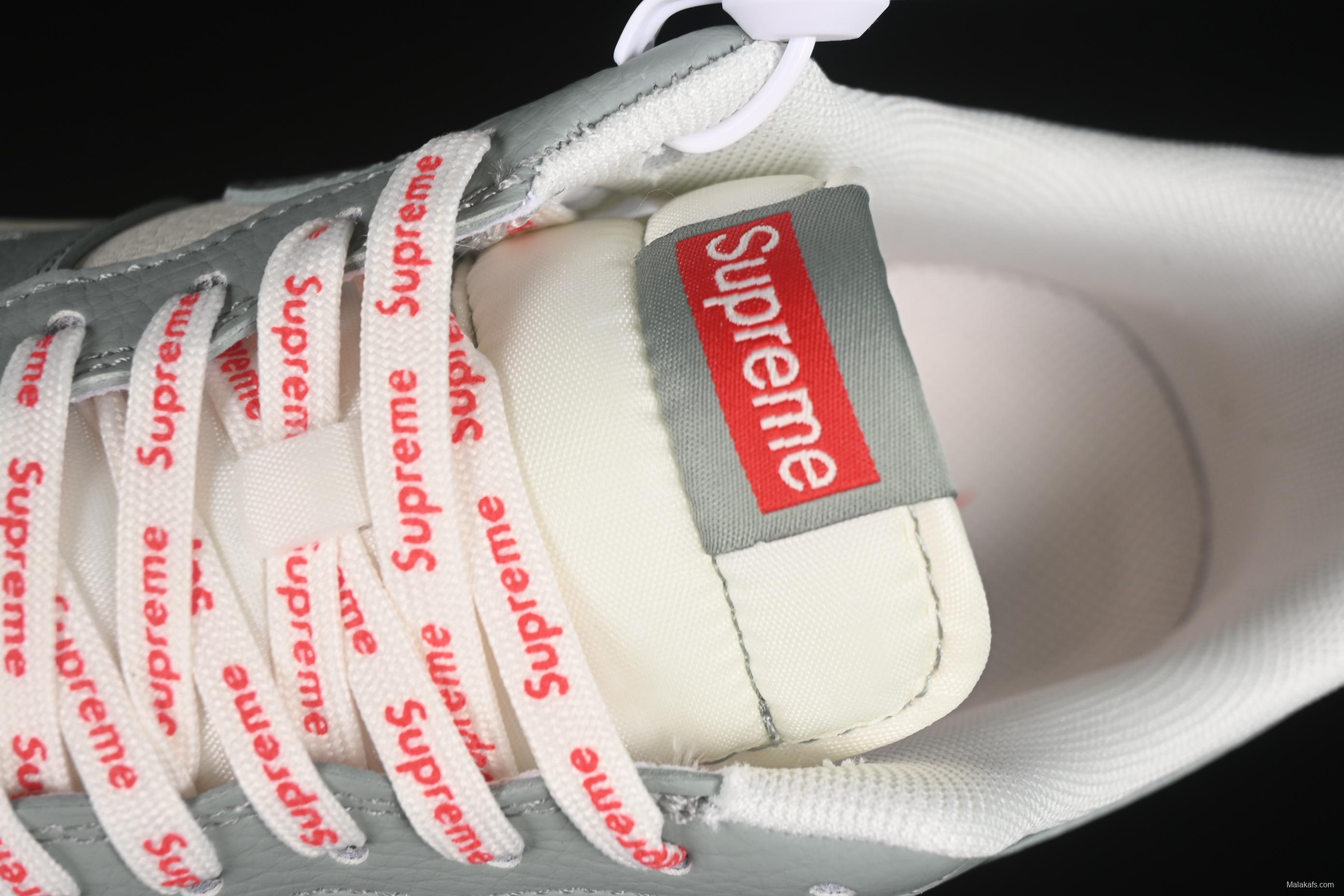 Nike Air Force 1 '07 Low Supreme Collaboration Shoes in Grey - ZH2598-319