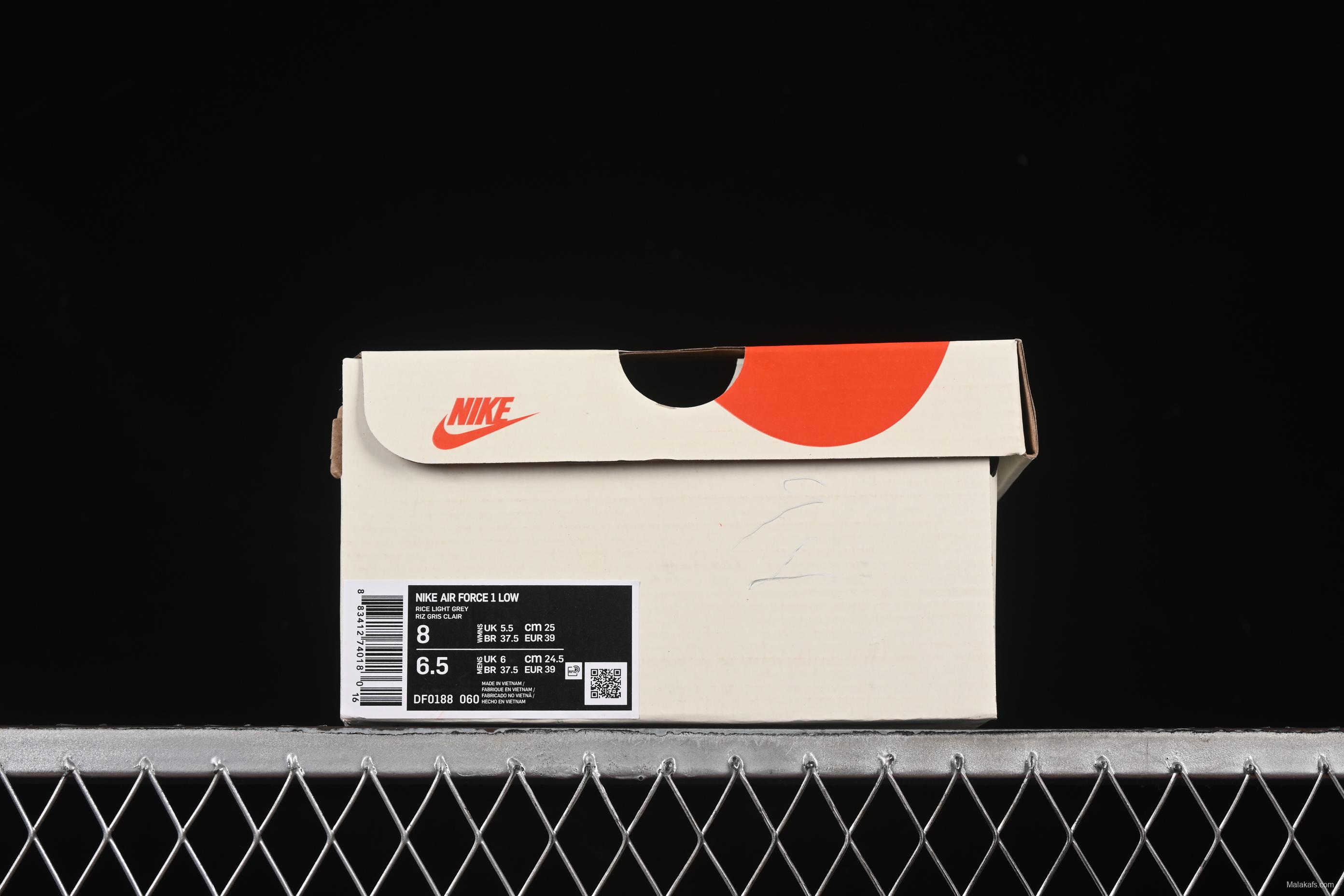 Nike Air Force 1 '07 Low UN Collaboration Impression Logo Casual Sneakers - DF0188-060