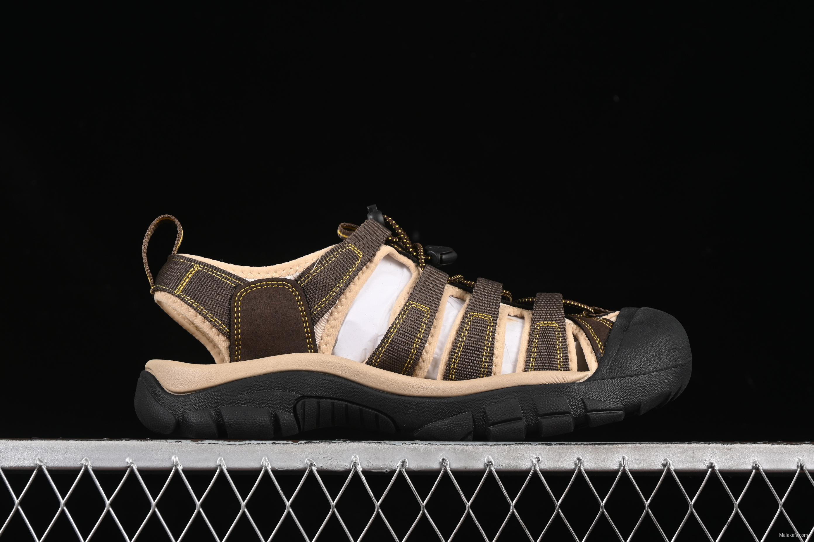 Keen Newport Summer Trendy Woven Elastic Strap Water Hiking Outdoor Sandals - 1022258 Khaki