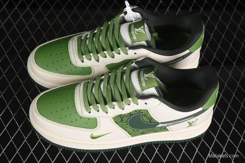 Nike Air Force 1 '07 Low LV Collaboration Turquoise Green Casual Sneakers - KK1988-086