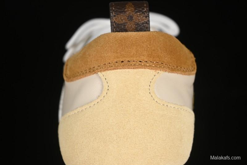 Louis Vuitton Sneakerina Round Toe Lace-Up Ballet Style Flat Training Shoes