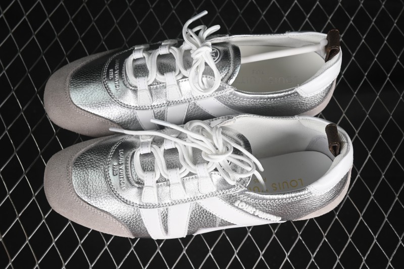Louis Vuitton Sneakerina Round Toe Lace-Up Ballet Style Flat Training Shoes - N.F6