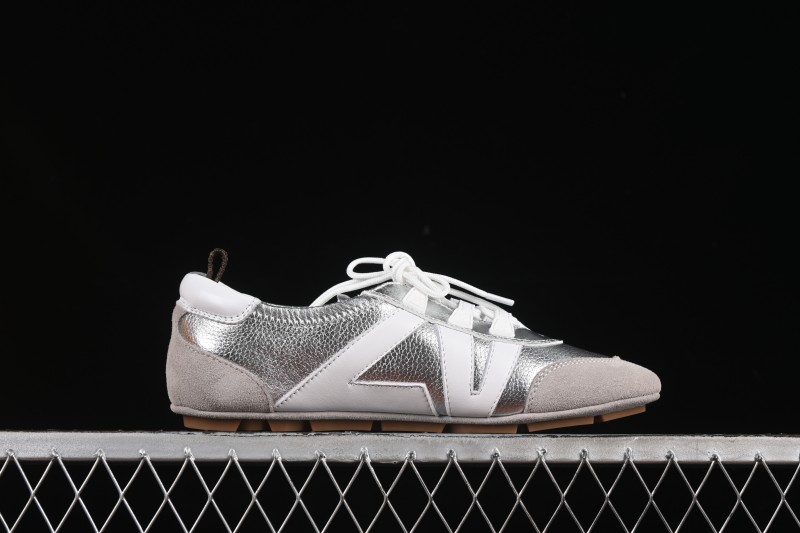 Louis Vuitton Sneakerina Round Toe Lace-Up Ballet Style Flat Training Shoes - N.F6