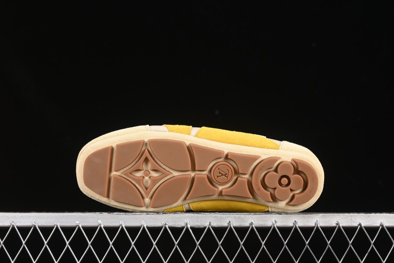 Louis Vuitton Sneakerina Round Toe Lace-Up Ballet Style Flat Training Shoes