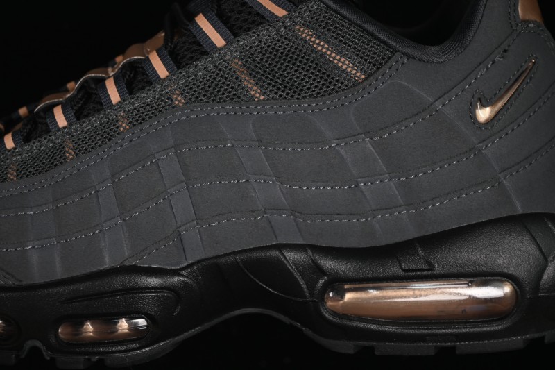 Nike Air Max 95 Retro Cushioned Running Shoes - HQ6457-001
