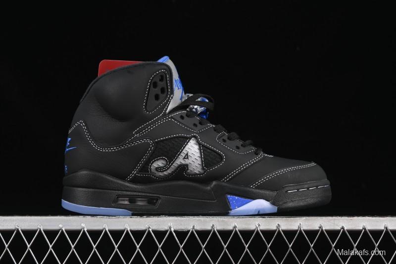 Nike Awake NY x Air Jordan 5 Black Metallic Basketball Shoes - DV4982-004