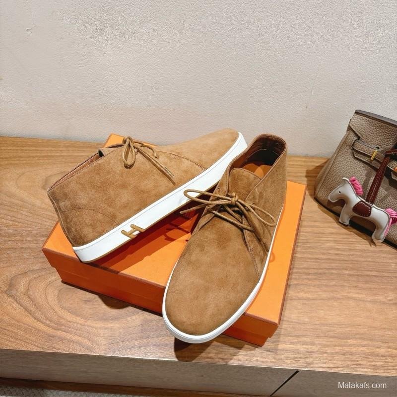 2025 Unisex H Brown Suede Classic Boots AS00380