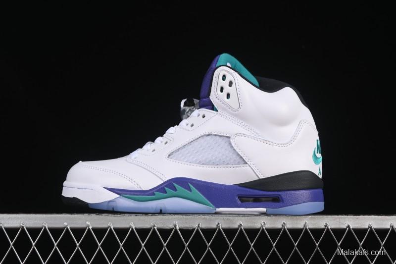 Nike Air Jordan 5 OG Grape Basketball Shoes - HQ7978-100