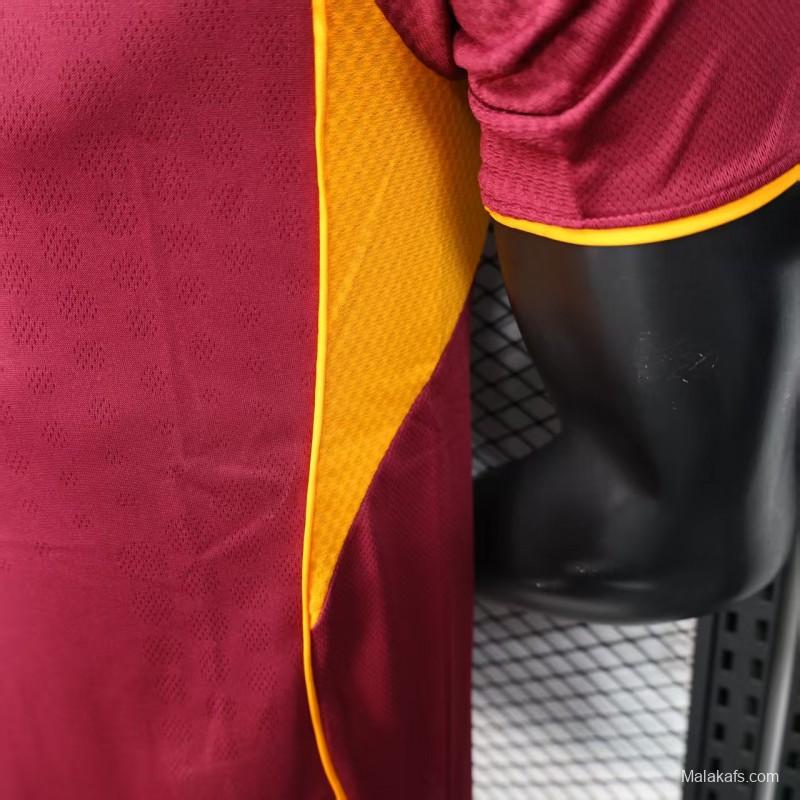 Player Version 25/26 Roma Home Jersey