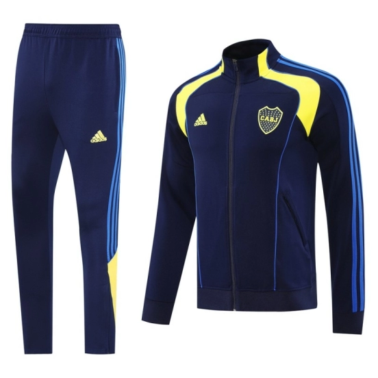 25/26 Boca Juniors Navy Full Zipper Jacket + Long Pants