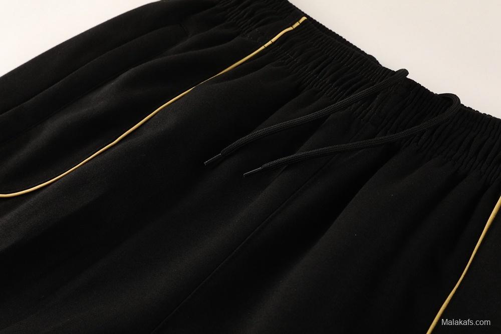 25/26 Arsenal Black Full Zipper Jacket + Long Pants