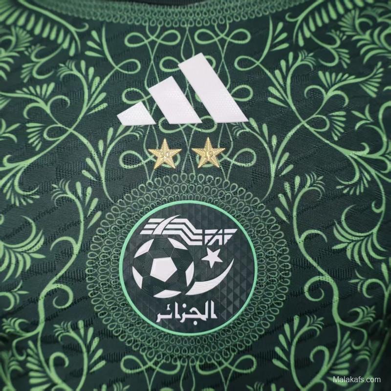 Player Version 2025 Algeria Green Jersey
