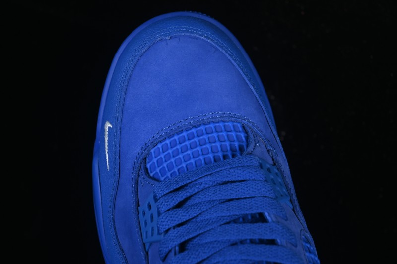 Nike Nigel Sylvester x Air Jordan 4 Retro Blue Collaboration Basketball Shoes - HF4340-400