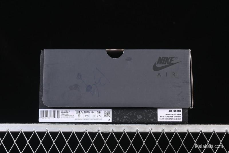 Air Jordan 5 Retro Paris Saint-Germain Off Noir Basketball Shoes - HQ3004-001