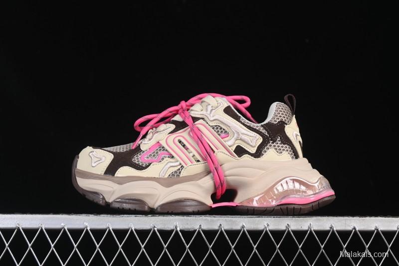 Adidas GG-CC Star Same Style Lace-up Hollow Crystal Sole Chunky Sneakers - G25X3232B