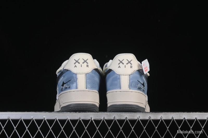 Nike Air Force 1'07 Low The Age of Cracks Hand-Drawn Graffiti Casual Sports Shoes - KS6896-555