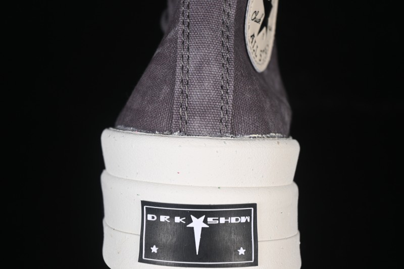 Rick Owens Drkshdw Converse Chuck 70 High Top Platform Canvas Sneakers - A06755C