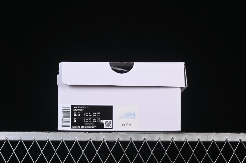 Nike Air Force 1 '07 Low Aries Hand-Painted Doodle Zodiac Series Casual Sneakers - 321-419