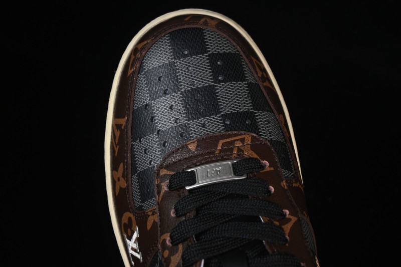Nike Air Force 1 '07 Low LV Collaboration Coffee Gray Casual Sneakers - SC0601-563