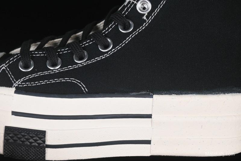 Rick Owens Drkshdw Converse Chuck 70 High Top Platform Casual Canvas Shoes - A06754C