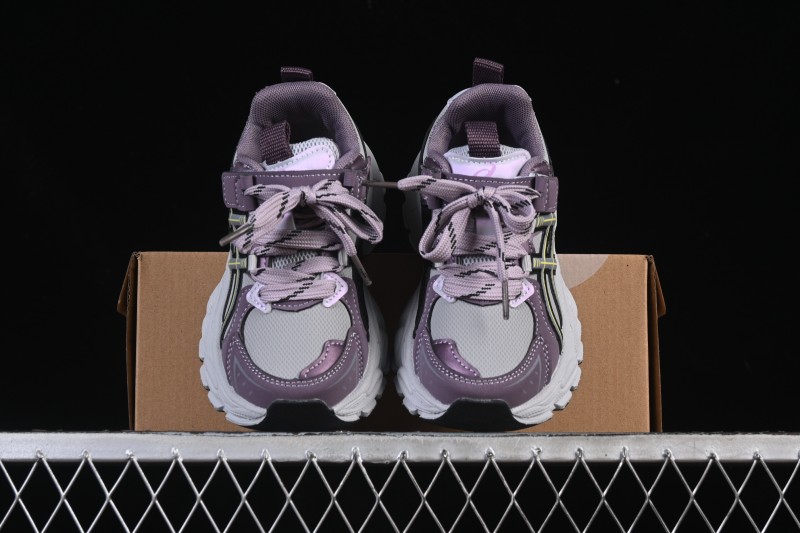 Asics Kids Non-Slip Durable Casual Shoes Purple - J.C3