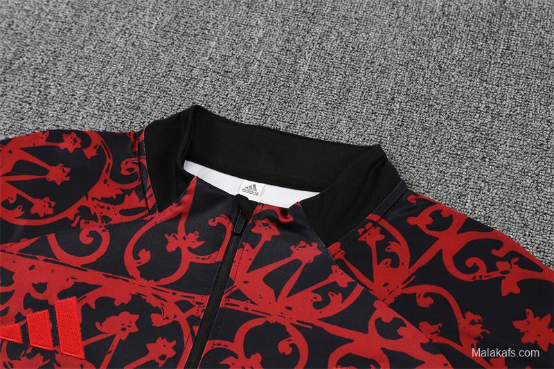 25/26 Liverpool Red Camouflage Half Zipper Jacket+Long Pants