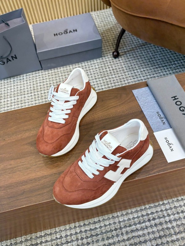 Hogan H-STRIPES Series Couple Thick Sole Dad Shoes Sneakers - AS00350