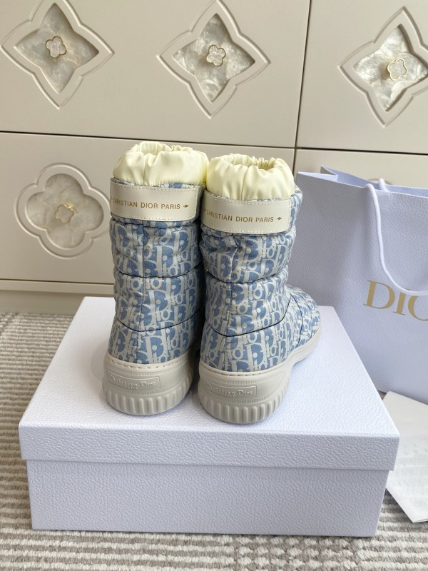 Dior Frost Ankle Boots Wool Platform Snow Boots - KFY00300