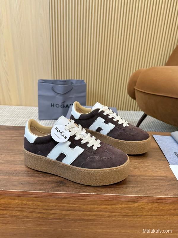 Hogan Platform Series H698 Thick Sole Casual Sneakers - H698