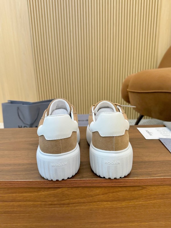 Hogan H-STRIPES Series Couple Thick Sole Biscuit Shoes Airship Shoes Casual Sneakers - AS00310