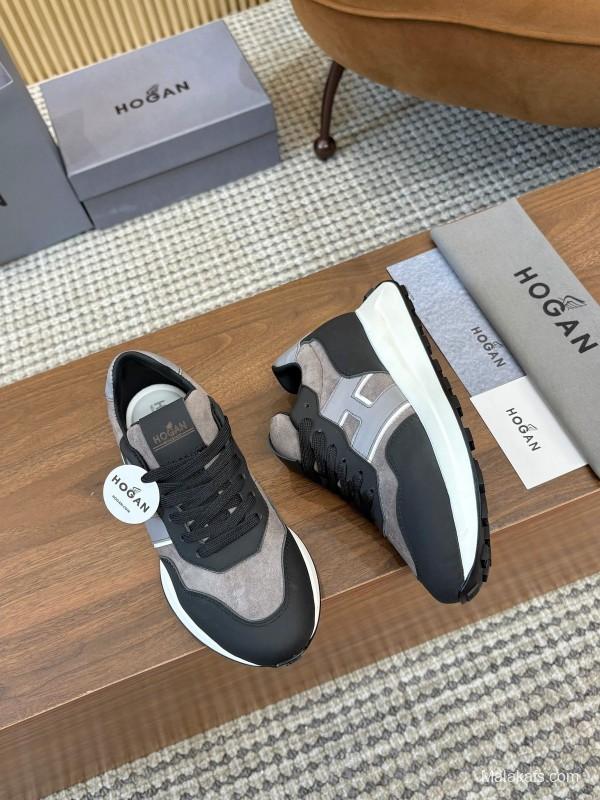 Hogan H-STRIPES Series Couple High Platform Chunky Dad Sneakers - AS00350