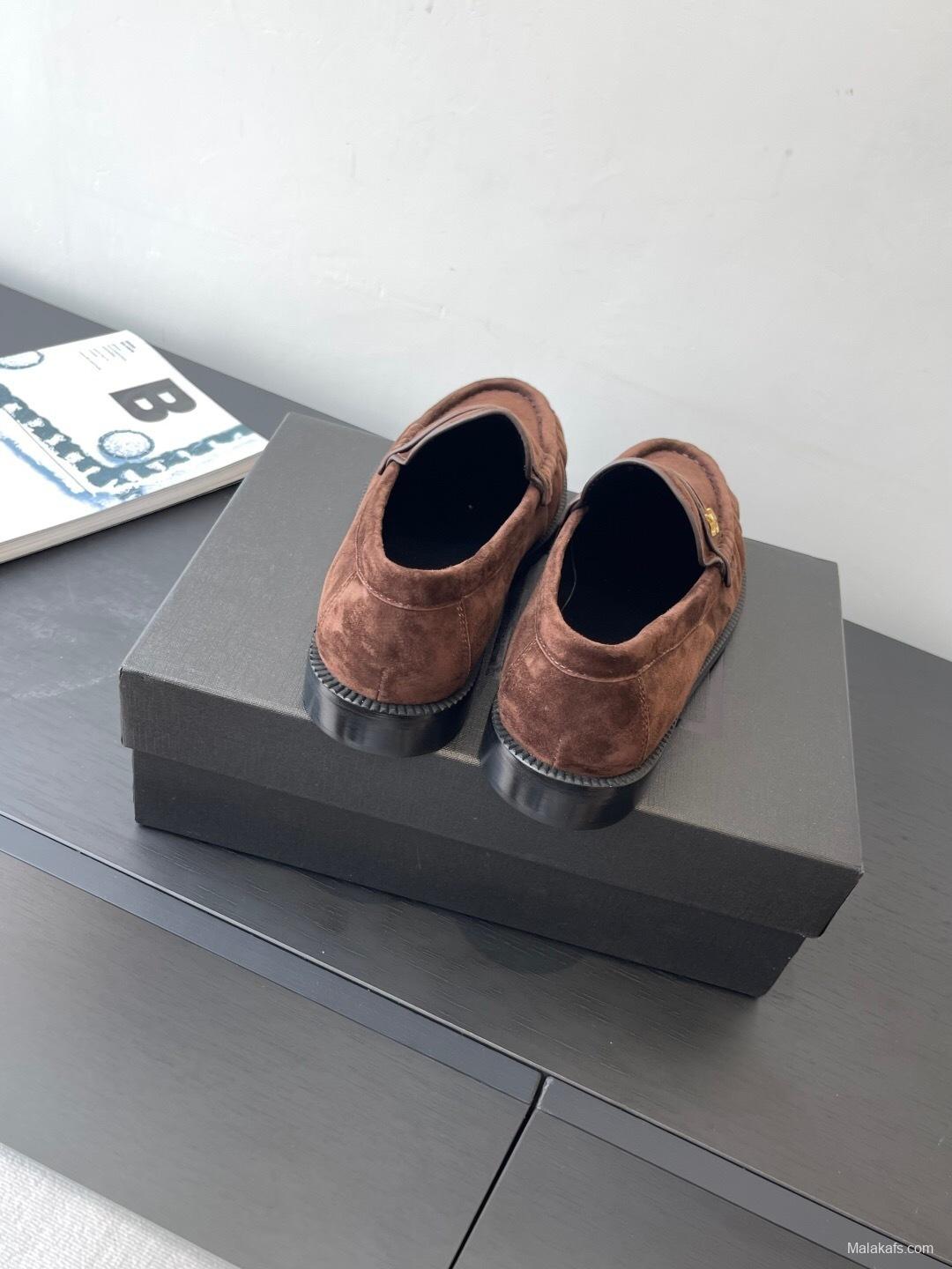 Saint Laurent Classic Loafer Half-Drag Slippers - KFY00350