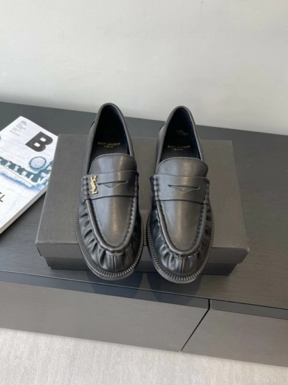 Saint Laurent Classic Loafer Mule Flats - KFY00350