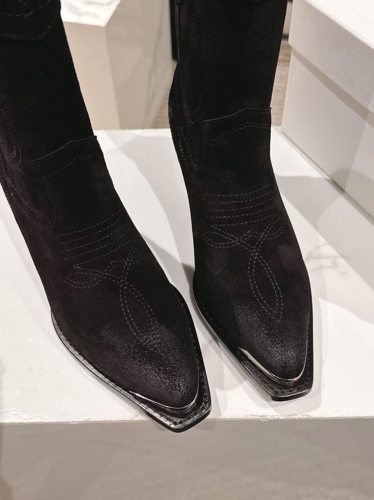 CELINE 2025 SS Fashion Boots with Arch of Triumph Logo - LY00440