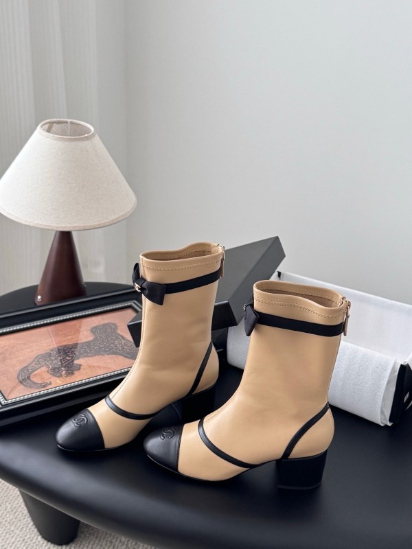 Chanel 2025 SS New Bow Ankle Boots - LY00