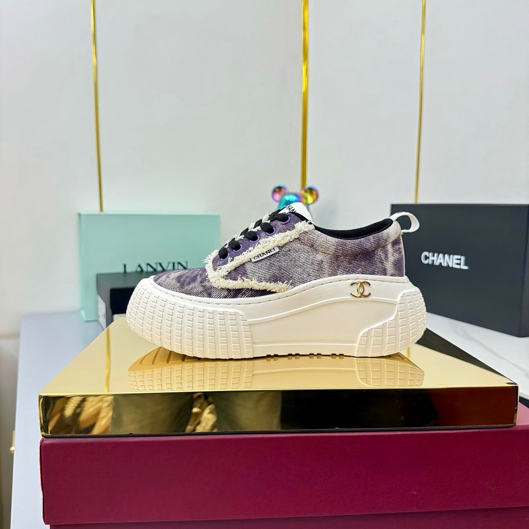 Chanel 2025/SS Little Chanel Loafers Panda Shoes Casual Sneakers - LY00330