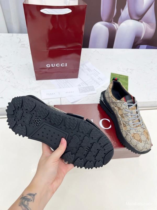 Gucci 2025/SS Series 2.0 Sneakers with Reflective Stripes and Retro Design - LY00320