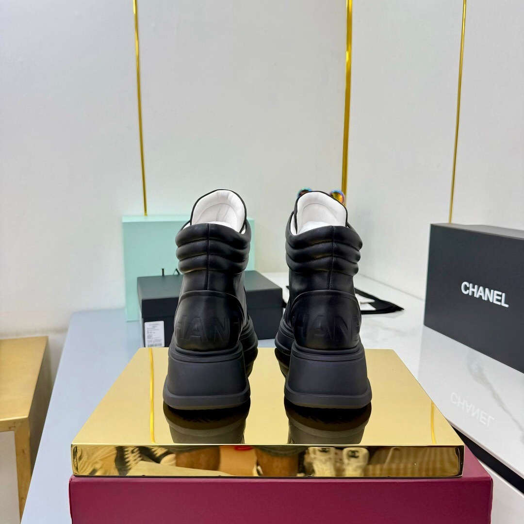 Chanel 2025 SS Short Boots Essential Fall Winter Heavy Duty Style - LY00400