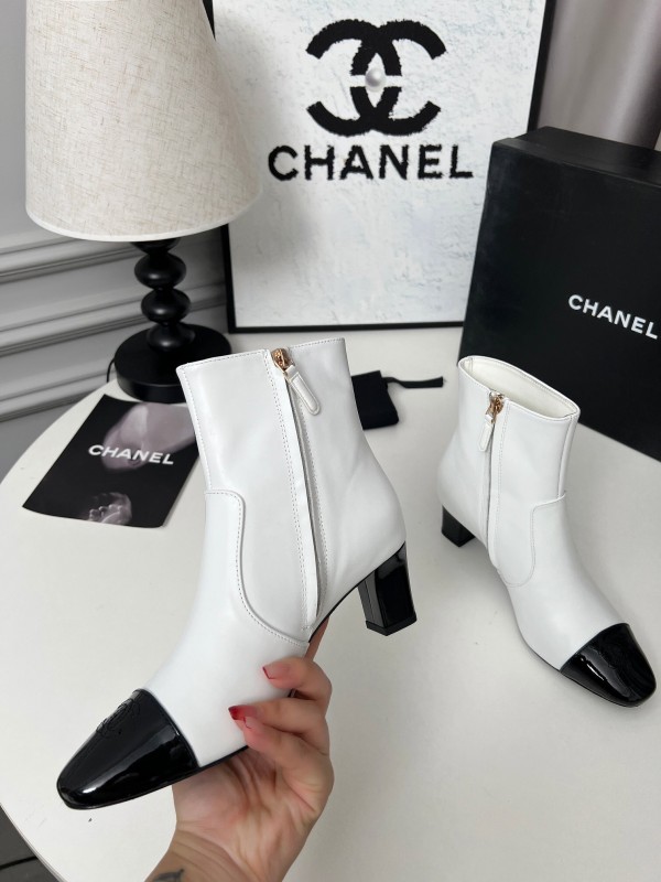 Chanel 2025/SS Double C Heel Fashion Boots - LY00370/LY00400