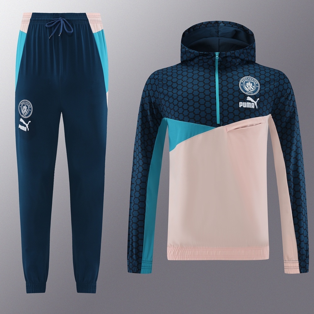 Manchester City Half Zipper Jacket+Long Pants S-2XL