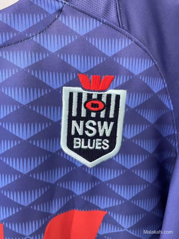 2026 NSW Blues Royal Blue to Sky Blue Gradient with Diamond Pattern Women's Jersey