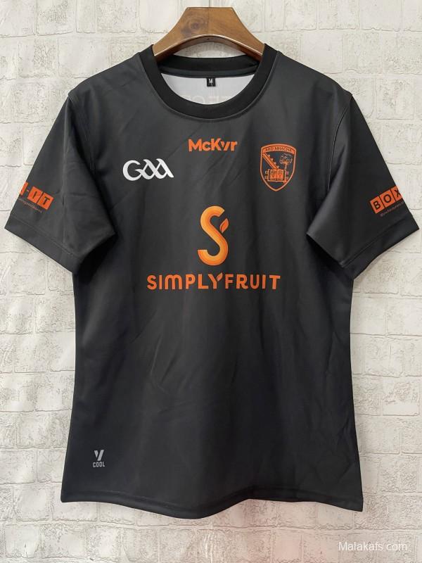 25/26 Armagh GAA Charcoal with Orange Accents Jersey
