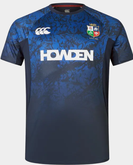 2025 British & Irish Lions Navy with Blue Pattern Jersey