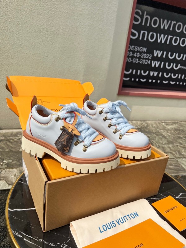 Louis Vuitton REMIX Lace-Up Derby Hiking Shoes - LY00340