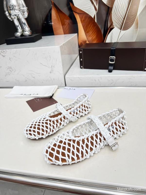 Alaia Handwoven Ballet Dance Shoes with 0.8CM Inner Height - LY00280