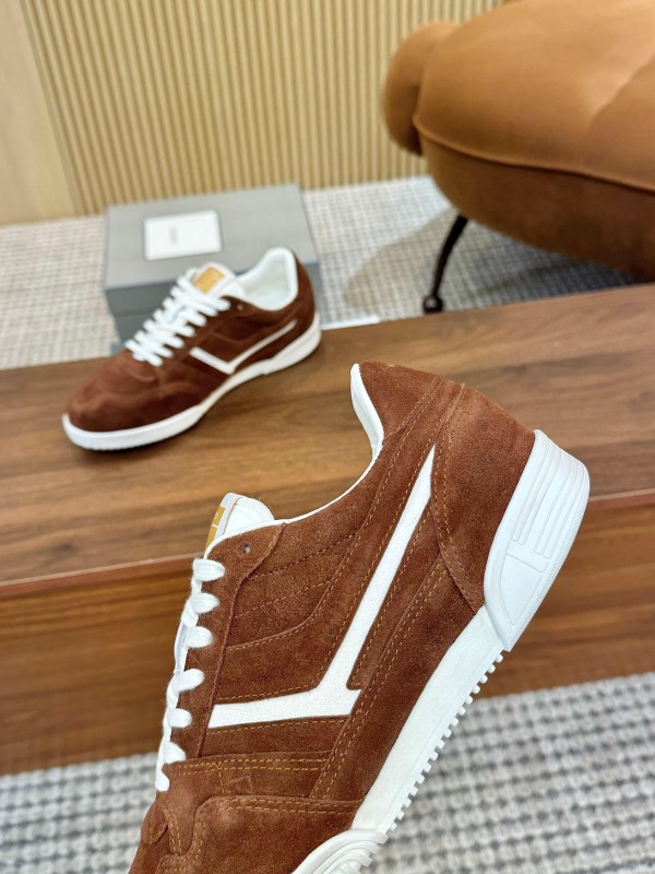 TOM FORD 2025 SS Casual Shoes with Classic Color Blocking and Imported Leather Insole - AS00350