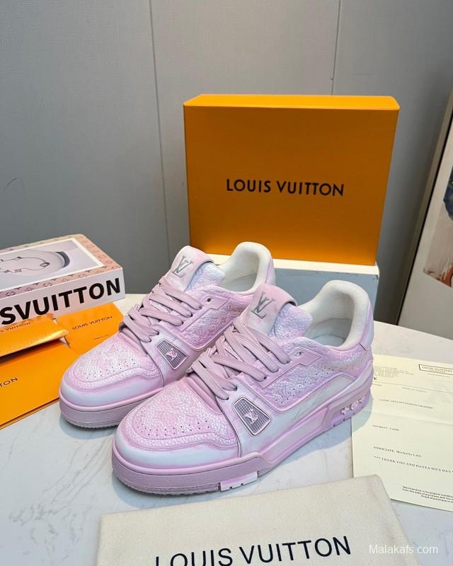 LV TRAINER Basketball Series Washed Sneakers - LY00430