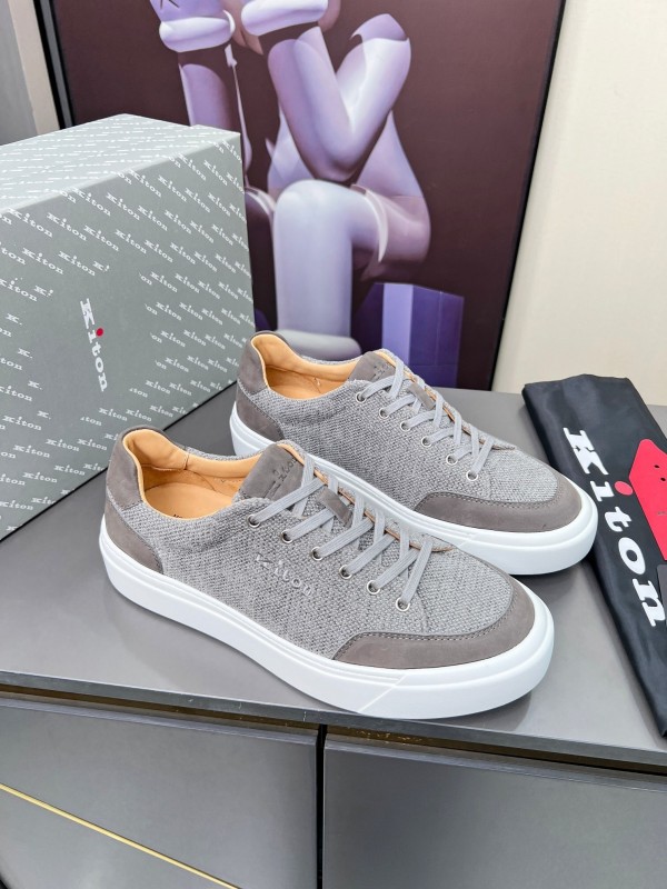 Kiton Tie-Down Old Money Style Casual Men's Shoes - KFY00320